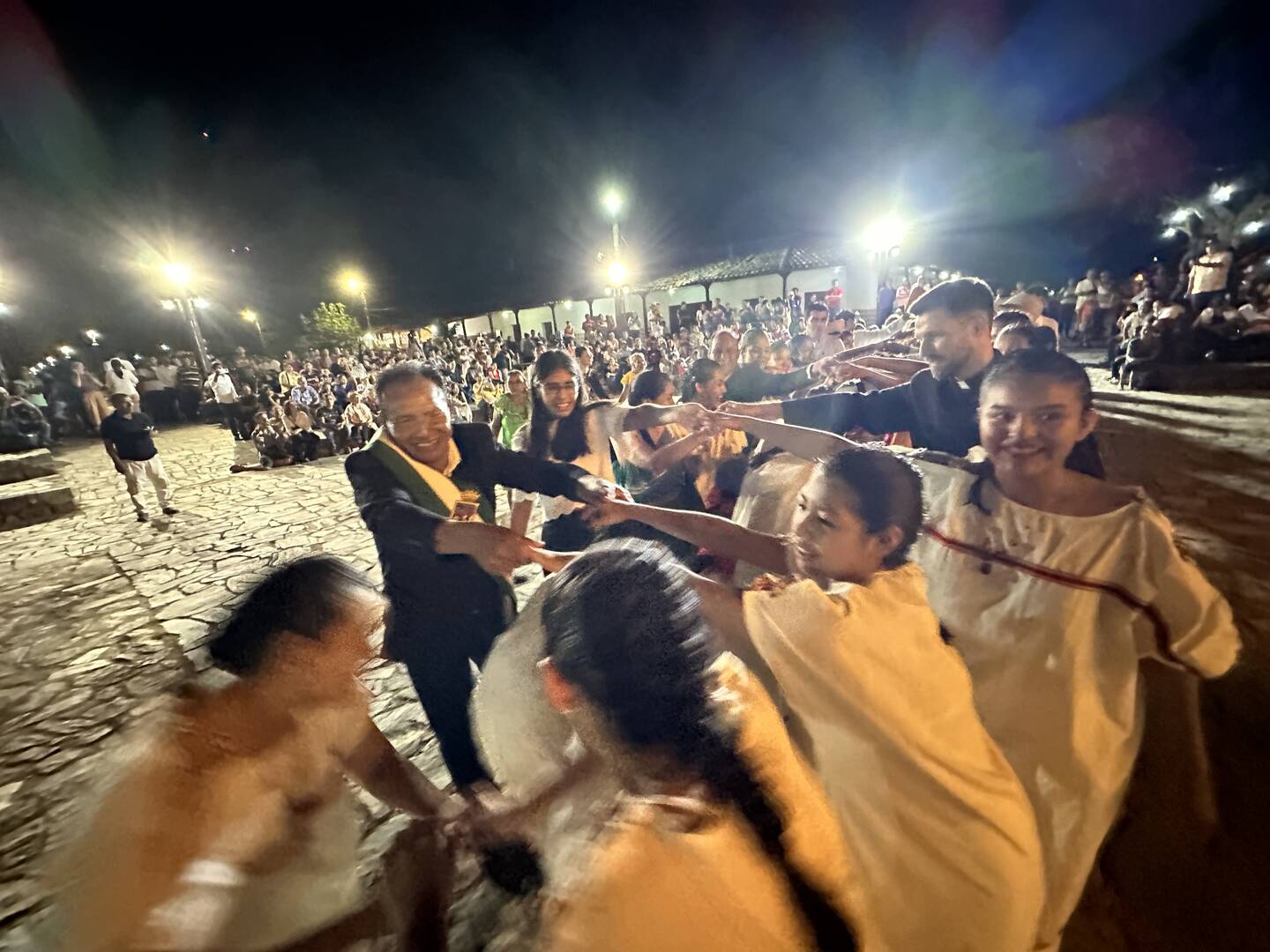 A celebration following the performance of the opera “San Francisco Xavier” (photo courtesy of the author)