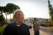 The Rev. Najib Amil, pastor of St. Georges, a Maronite parish in Rmeich in southern Lebanon on Oct. 23. Photo by Hunter Williamson.